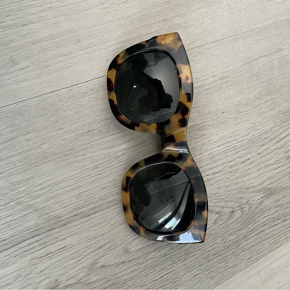 Anine Bing Larchmont tortoise oversized sunglasses - Picture 4 of 9